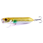 Iscas Artificiais HENGJIA Popper Isco Biónico para Pesca com Anzóis, Comprimento: 9,5 cm, Entrega de Cor Aleatória, Comprimento: 9,5 cm