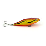Iscas Artificiais de Pesca HENGJIA Popper Isco Biónico com Anzóis, Comprimento: 7,5 cm, Entrega de Cor Aleatória, Comprimento: 7,5 cm