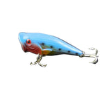 Iscas Artificiais de Pesca HENGJIA Popper de Plástico Isco Biónico com Anzóis, Comprimento: 6,5 cm, Entrega de Cor Aleatória, Comprimento: 6,5 cm