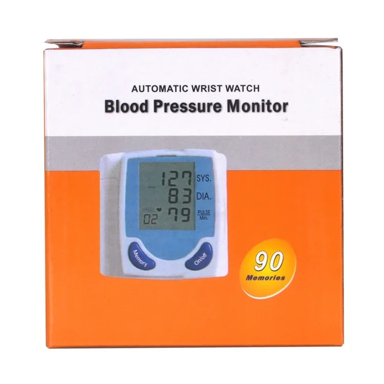 Monitor Automático de Pressão Arterial de Pulso, Memória para 90 Registos