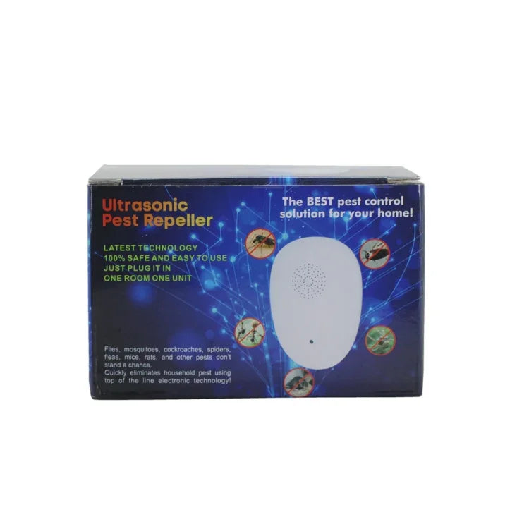 Repelente Ultrassónico para Controlo de Pragas e Insetos AC 90-250V, Mata-Mosquitos, Ficha AU