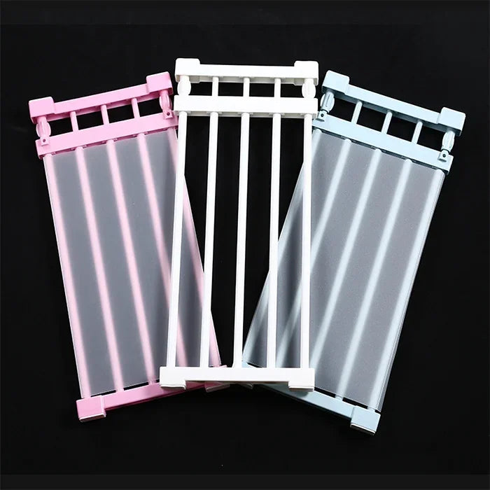 Prateleira de Armário com Divisória em Camadas para Armazenamento de Roupeiro, Divisória para Dormitório, Largura: 24cm, Alcance de Estiramento: 30-40cm, Alcance de Estiramento: 30-40cm