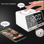 Relógio Despertador Bluetooth K11 com Coluna Criativa, Relógio Digital de Música, Rádio com Dupla Interface USB, Suporta Disco U / Cartão TF / FM / AUX, Ficha UK, Ficha UK (Preto), Ficha UK (Branco)