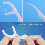 Fawnmum Fio Dental Ultra-fino Seguro com Super Tensão, Palito de Dente, 2 Pacotes / (180pcs)