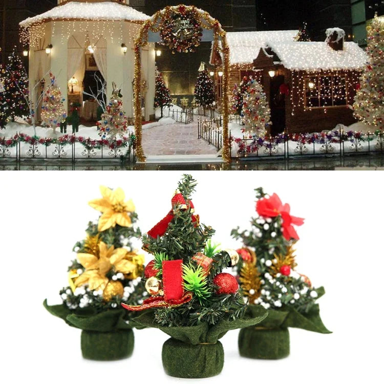 Mini Árvores de Natal Decorações de Natal, Tamanho: 20 * 18cm, 20cm
