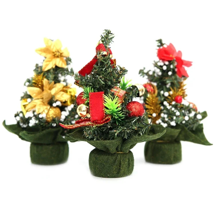 Mini Árvores de Natal Decorações de Natal, Tamanho: 20 * 18cm, 20cm