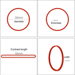 Red Sturdy Stretchable Elastic Rubber Bands Home School Office Supplies Stationery, 1KG Per Bag, Red