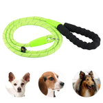 Treino para Cães Corda de Tração com Luz Reflectora e Alça Robusta, Corda de Tração para Treino