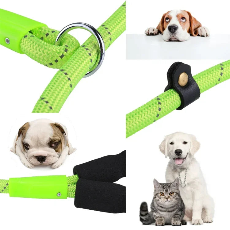Treino para Cães Corda de Tração com Luz Reflectora e Alça Robusta, Corda de Tração para Treino