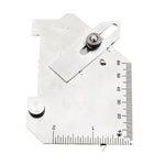 Medidor de Solda de Filete em Aço Inoxidável Tipo Came MG-8 Régua de Inspeção de Soldadura Multifuncional, MG-8