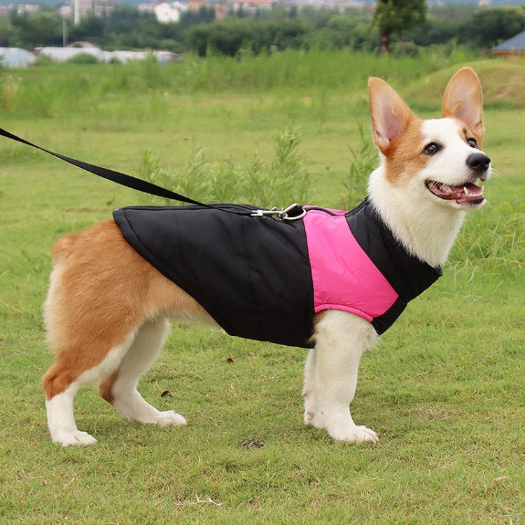 Colete de Algodão para Cão Roupa de Esqui, Tamanho: M, Peito: 42cm, Comprimento das Costas: 31cm, Tamanho: M