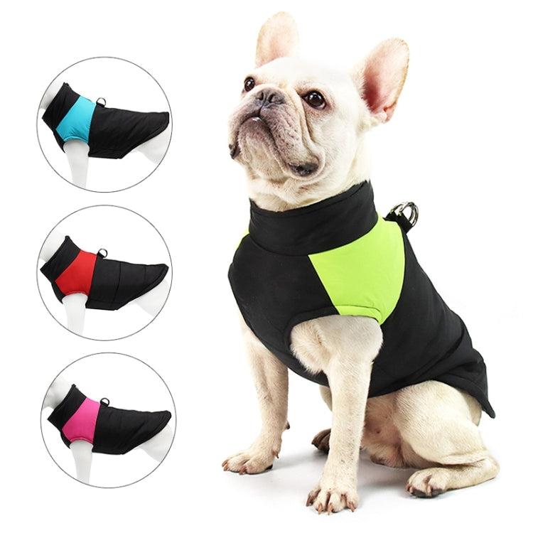 Colete de Algodão para Cão Roupa de Esqui, Tamanho: M, Peito: 42cm, Comprimento das Costas: 31cm, Tamanho: M