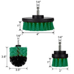 Kit de 3 Escovas de Limpeza para Casa de Banho e Cozinha para Broca Elétrica, 3 em 1 (Verde), 3 em 1 (Azul), 3 em 1 (Vermelho), 3 em 1 (Amarelo)