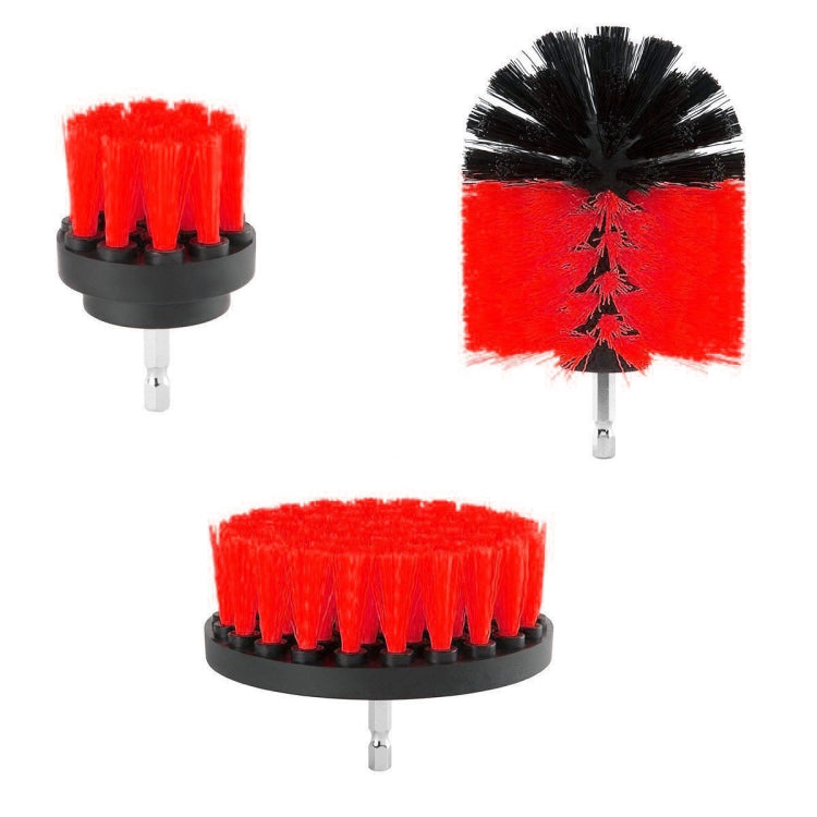 Kit de 3 Escovas de Limpeza para Casa de Banho e Cozinha para Broca Elétrica, 3 em 1 (Verde), 3 em 1 (Azul), 3 em 1 (Vermelho), 3 em 1 (Amarelo)