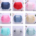 Saco de Cordão de Grande Volume para Viagem, Armazenamento de Cosméticos e Diversos, Preto, Rosa, Cinzento Claro, Rosa Claro, Verde Menta, Azul Marinho, Vermelho