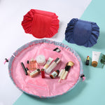 Saco de Cordão de Grande Volume para Viagem, Armazenamento de Cosméticos e Diversos, Preto, Rosa, Cinzento Claro, Rosa Claro, Verde Menta, Azul Marinho, Vermelho