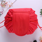 Saco de Cordão de Grande Volume para Viagem, Armazenamento de Cosméticos e Diversos, Preto, Rosa, Cinzento Claro, Rosa Claro, Verde Menta, Azul Marinho, Vermelho