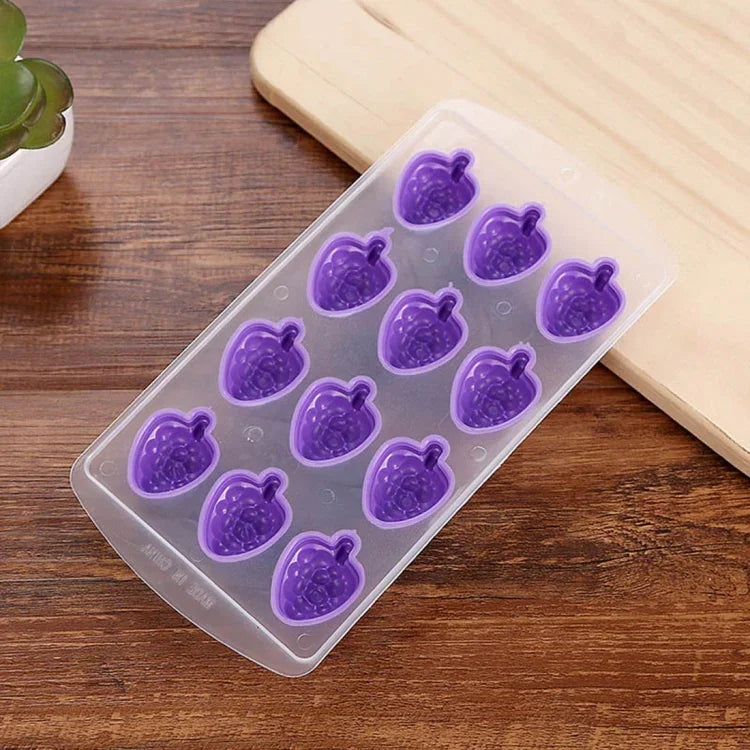 Forma de Silicone para Cubos de Gelo em Forma de Uva / Molde de Gelo Cor Aleatória, Forma de Uva