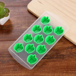 Forma de Silicone para Cubos de Gelo em Forma de Maçã / Molde de Gelo, Cor Aleatória, Forma de Maçã