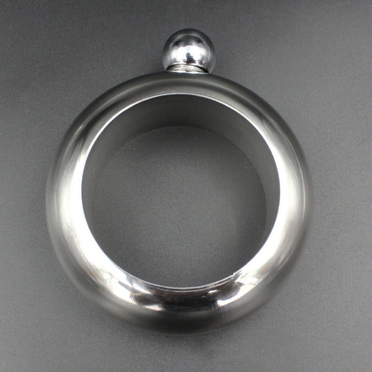 Pulseira jarro de aço inoxidável espessado de 100ML, moda criativa, 3,5 Oz, Prateado