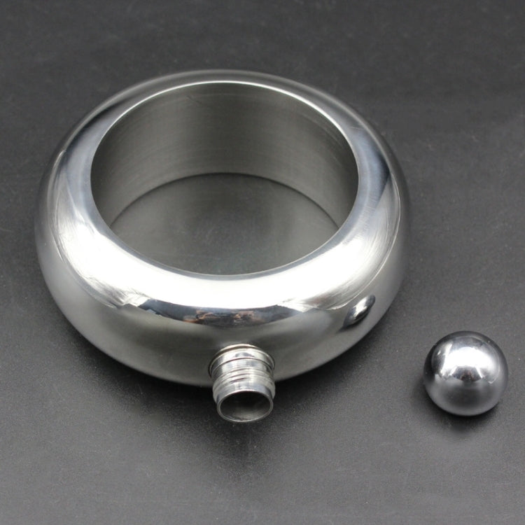 Pulseira jarro de aço inoxidável espessado de 100ML, moda criativa, 3,5 Oz, Prateado