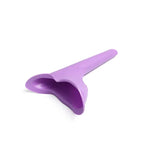 Urinol Portátil Feminino em Silicone para Mulheres, Dispositivo Funil para Urinar, Camping e Viagem, Entrega de Cor Aleatória, Ferramentas de Emergência para Sanitário
