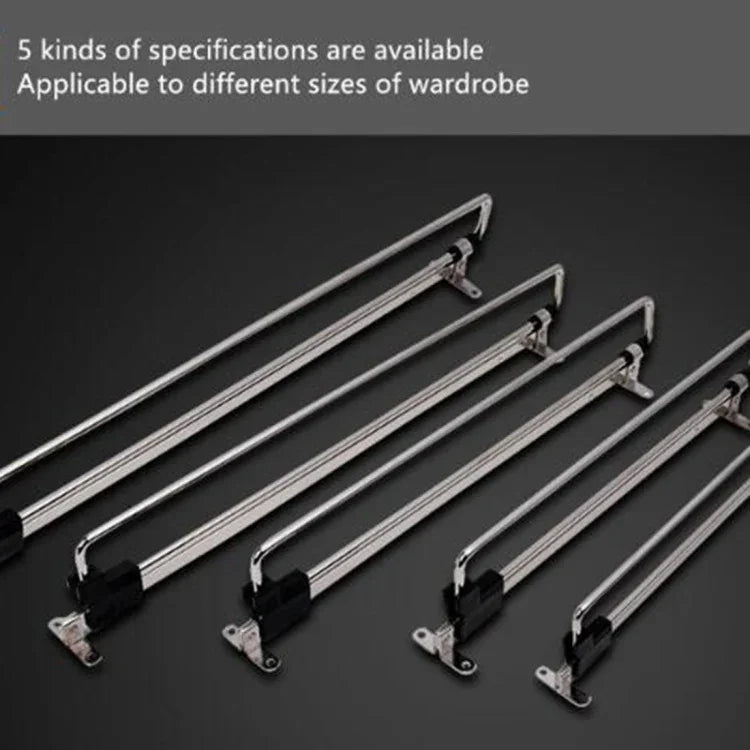 Telescopic Rail Pull-Out Wardrobe Clothes Hanger(30cm), 30cm