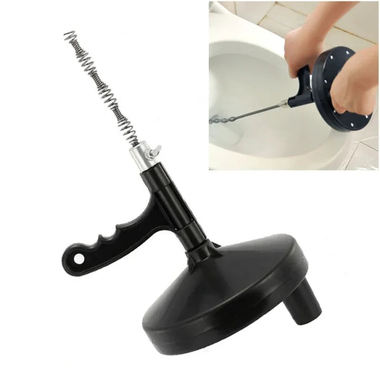 Ferramenta Manual para Desentupimento de Canos de Cozinha, Casa de Banho e Esgoto com Cabeça Metálica de 5m, Limpeza de Ralos e Canos