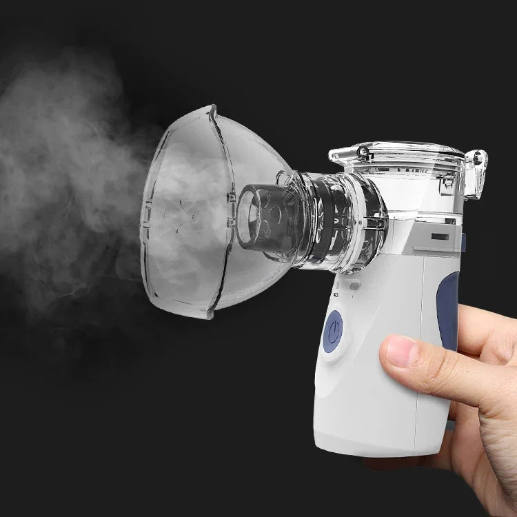 Nebulizador Ultrassónico Portátil Mini Inalador de Mão Respirador para Cuidados de Saúde em Casa, Atomizador para Crianças, Mini Inalador de Mão