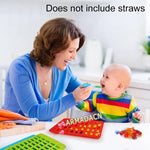 2 Peças Molde de Silicone para Chocolate Pequeno Urso com 50 Cavidades, Molde para Bolachas, Molde para Doces, Entrega de Cor Aleatória, Tamanho: 19*13,7*1cm, 50 Grades