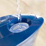 Garrafa de Água Fria com Filtro de Carvão Ativado para Cozinha Doméstica Portátil 1,3L, 1,3L (Azul)