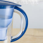 Garrafa de Água Fria com Filtro de Carvão Ativado para Cozinha Doméstica Portátil 1,3L, 1,3L (Azul)