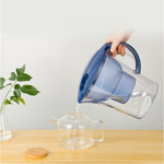 Garrafa de Água Fria com Filtro de Carvão Ativado para Cozinha Doméstica Portátil 1,3L, 1,3L (Azul)