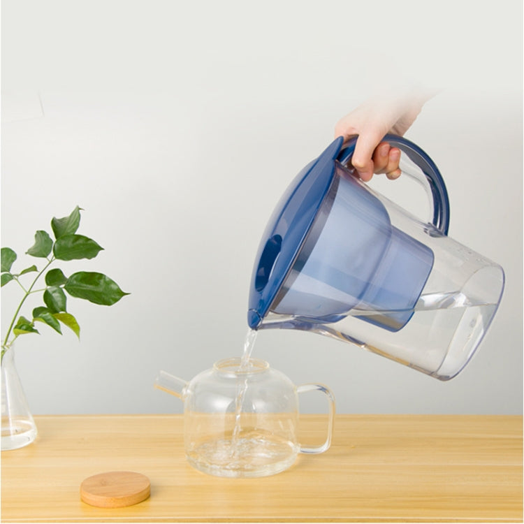 Garrafa de Água Fria com Filtro de Carvão Ativado para Cozinha Doméstica Portátil 1,3L, 1,3L (Azul)