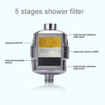 Filtro de Cloro para Torneira de Chuveiro Purificador de Água de Banho, Interface: 2.1cm / 2.7cm, Filtro para Torneira 2.1cm / 2.7cm