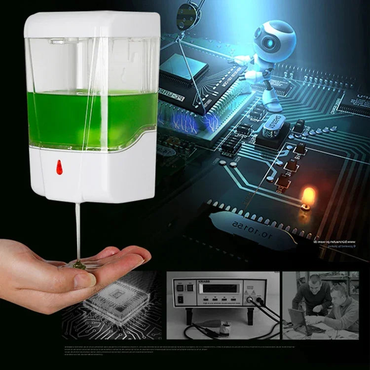 Dispenser automático de sabão líquido 700ml, F1309 estilo líquido 700ml