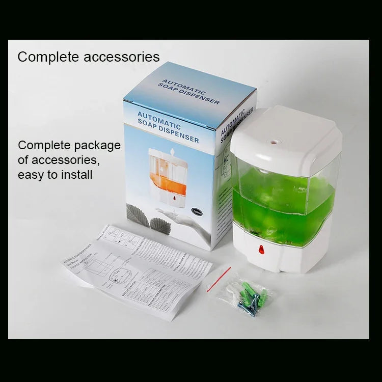 Dispenser automático de sabão líquido 700ml, F1309 estilo líquido 700ml