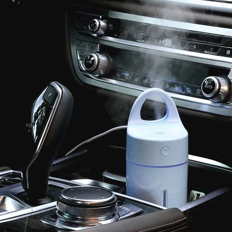Humidificador Mini Portátil USB de Íons Negativos 1,5W - 2W 175ml com Luz LED Colorida para Beleza e Suplemento de Água
