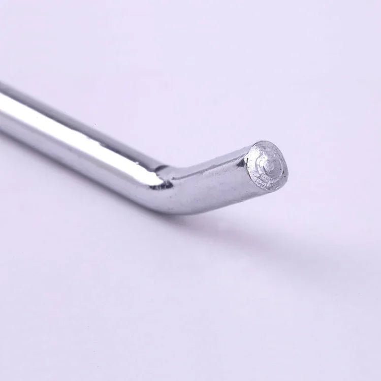 10 Ganchos para Prateleira de Ferro de Supermercado de 3,5mm, Comprimento: 25cm, 3,5mm  25cm