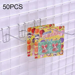 10 Peças de Ganchos para Prateleira de Ferro de Supermercado 3,5mm, Comprimento: 5cm, 3,5mm 5cm