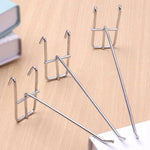 10 Peças de Ganchos para Prateleira de Ferro de Supermercado 3,5mm, Comprimento: 5cm, 3,5mm 5cm