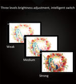 Placas de Cópia em Acrílico A4 5W 5V LED com Três Níveis de Brilho Regulável para Anime Sketch Desenho Sketchpad, com Cabo USB e Ficha, Tamanho: 240x360x5mm