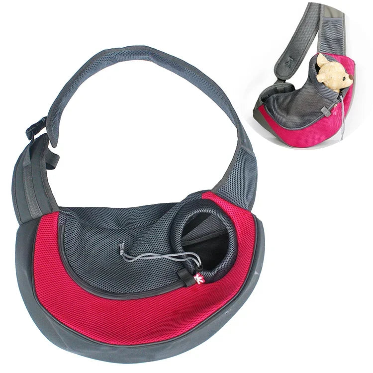 Transportadora de Ombro para Cães e Gatos, Mãos Livres, Bolsa Reversível para Animais de Estimação, Tamanho: Grande, Tamanho: Grande