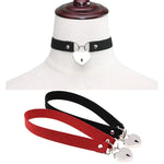 Colar de Flanela Sexy Estilo Punk Simples com Fecho de Coração, Entrega de Cor Aleatória, XSXQ