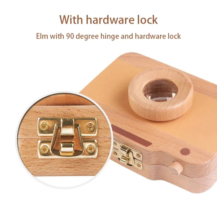 Caixa Criativa de Madeira para Crianças, Preservação de Dentes de Leite, Caixa de Armazenamento para Dentes de Bebé, HC2455A, HC2455B, HC2455C, HC2455D