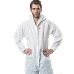 Fato de Areia Anti-estático e Anti-químico Branco 3M 4515 de Peça Única com Capuz, Tamanho: L, 3M L