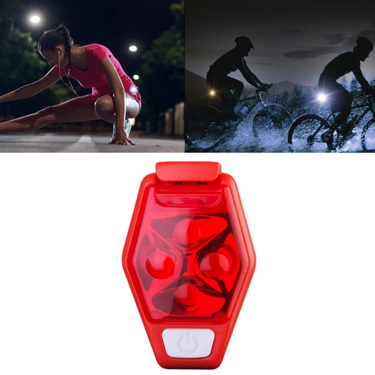 Luz de aviso multifuncional para ciclismo ao ar livre, luz traseira LED com clip, luz traseira LED com clip (vermelha), luz traseira LED com clip (branca), luz traseira LED com clip (preta), luz traseira LED com clip (roxa)