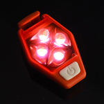 Luz de aviso multifuncional para ciclismo ao ar livre, luz traseira LED com clip, luz traseira LED com clip (vermelha), luz traseira LED com clip (branca), luz traseira LED com clip (preta), luz traseira LED com clip (roxa)