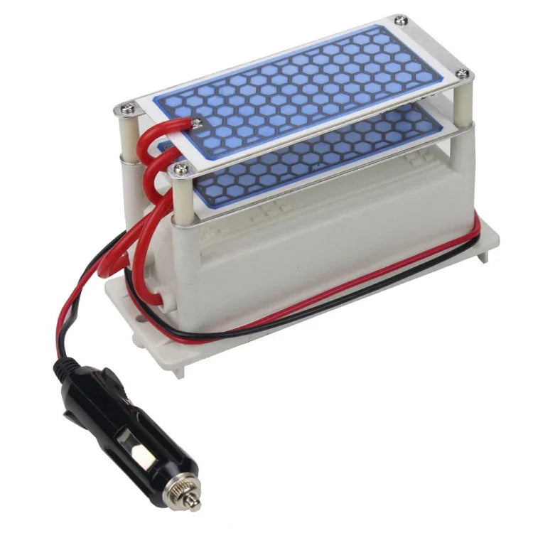 Gerador de Ozono Integrado com Placa Cerâmica de Alta Temperatura para Esterilização, Desinfeção e Remoção de Odores DC 12V 10G, DC 12V 10G