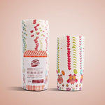 24pcs / Pacote Formas Redondas Laminadas para Bolos, Formas para Muffins, Forros para Cupcakes de Chocolate, Tamanho: 7 x 6 x 5.5cm, Entrega em Cor Aleatória, 6.8 x 5 x 3.9cm